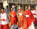 Palm Sunday observed at Milagres Cathedral, Kallianpur with gaiety and devotion